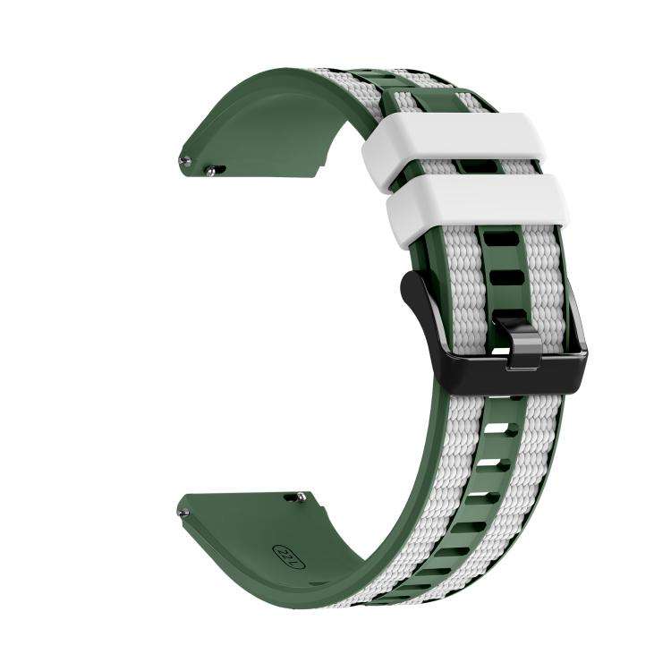 For Huawei Watch GT 5 Pro 46mm Spring Bar Style PC Watch Case Integrated Two Color Silicone Watch...