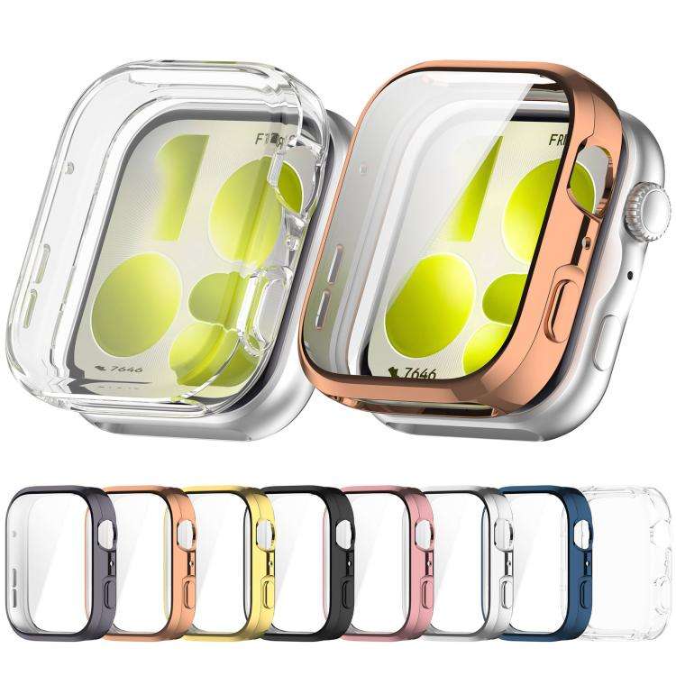 For Huawei Watch Fit 5 Pro Electroplated TPU Full Coverage Watch Protective Case(Gray)