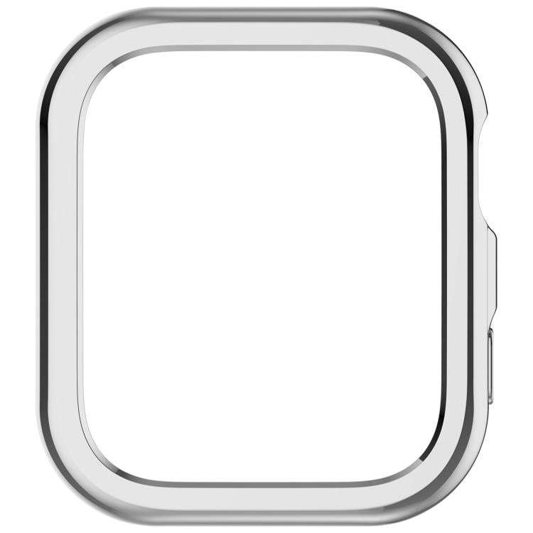 For Huawei Watch Fit 5 Pro Half Coverage Hollow PC Watch Protective Case(Silver)