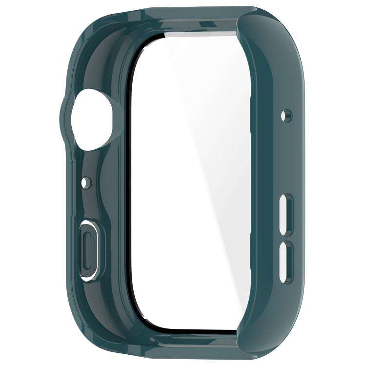 For Huawei Watch Fit 5 Pro Tempered Film Integrated PC Watch Protective Case(Pine Green)