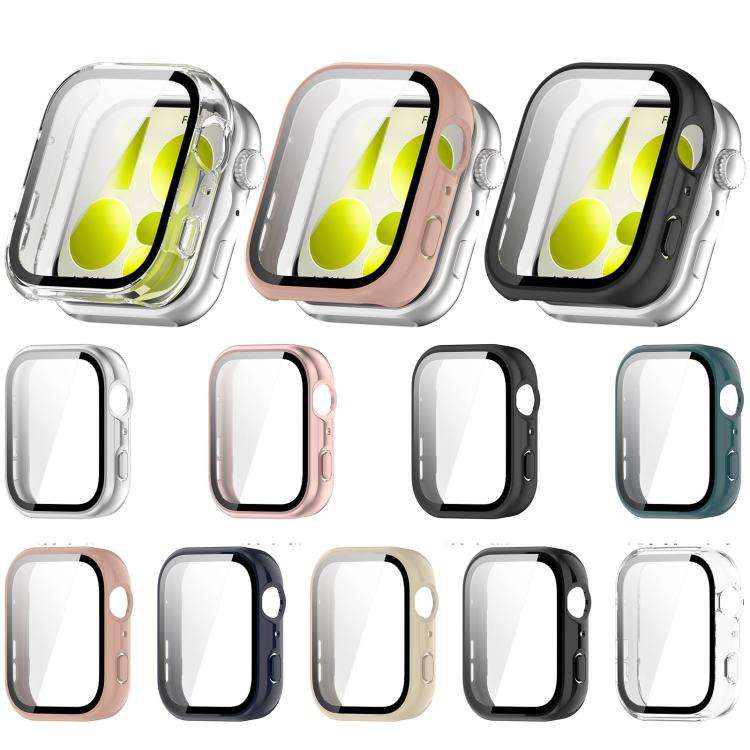 For Huawei Watch Fit 5 Pro Tempered Film Integrated PC Watch Protective Case(Pine Green)