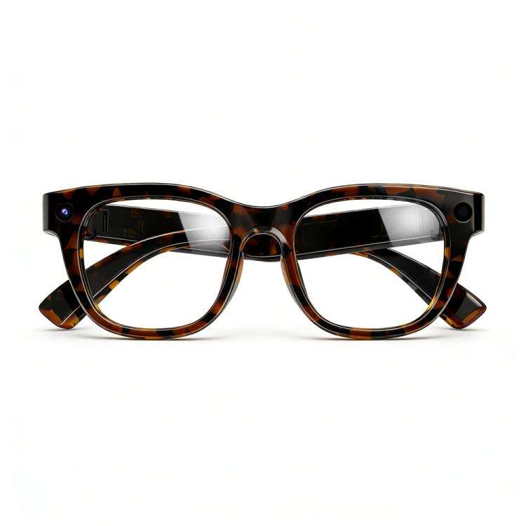G600Pro 13MP AI Smart Glasses, Support Bluetooth Call / Intelligent Translation(Tortoiseshell Color)