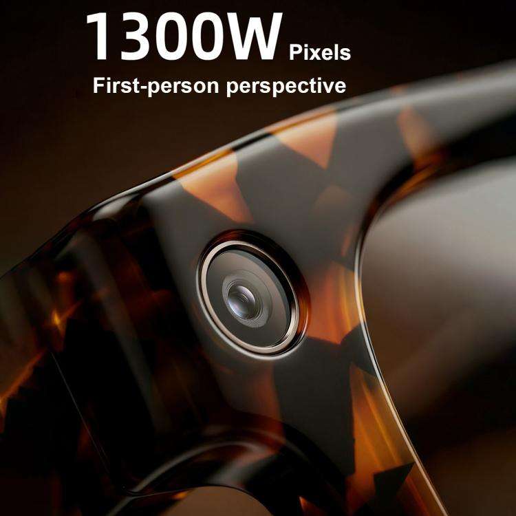 G600Pro 13MP AI Smart Glasses, Support Bluetooth Call / Intelligent Translation(Tortoiseshell Color)