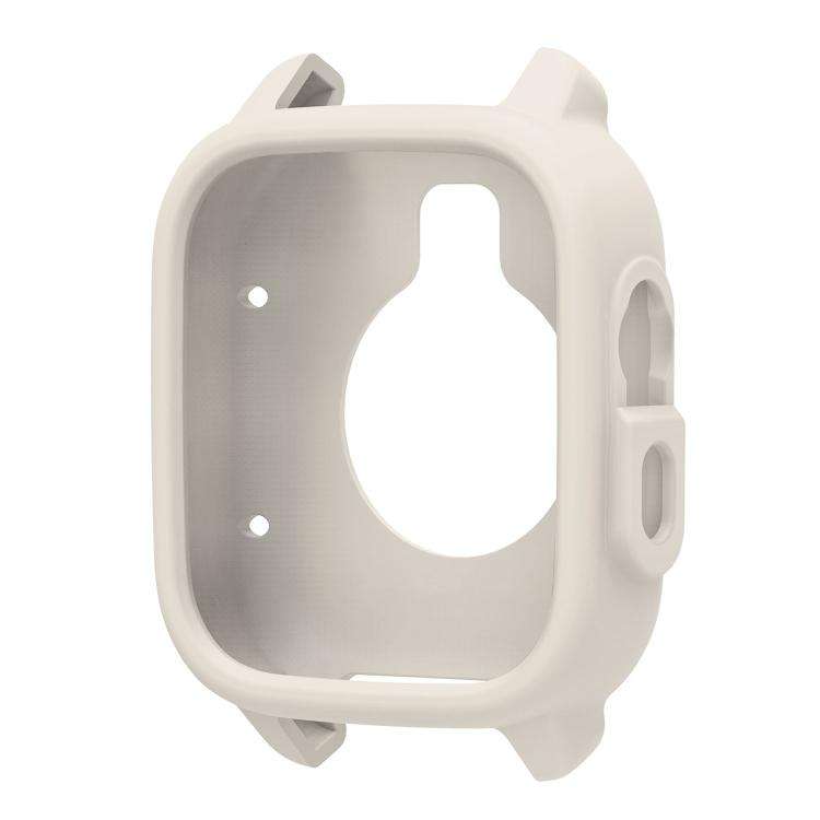 For Realme Watch 5 Silicone Watch Protective Case(Ivory White)