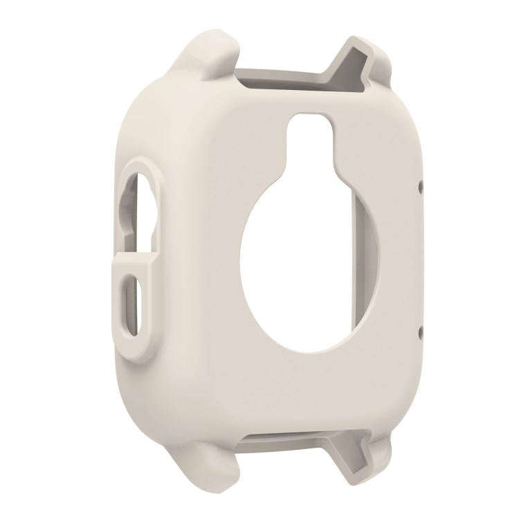 For Realme Watch 5 Silicone Watch Protective Case(Ivory White)