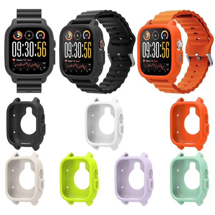 For Realme Watch 5 Silicone Watch Protective Case(Orange)