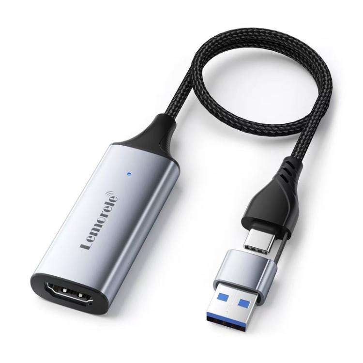 Lemorele AC05 4K HDMI Video Capture Card For Live Streaming and Recording