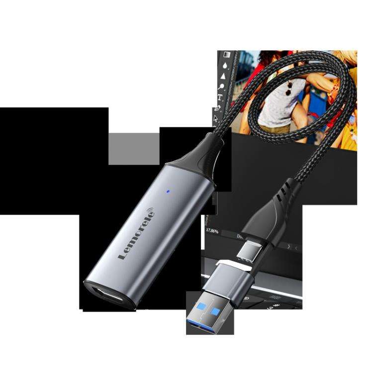 Lemorele AC05 4K HDMI Video Capture Card For Live Streaming and Recording