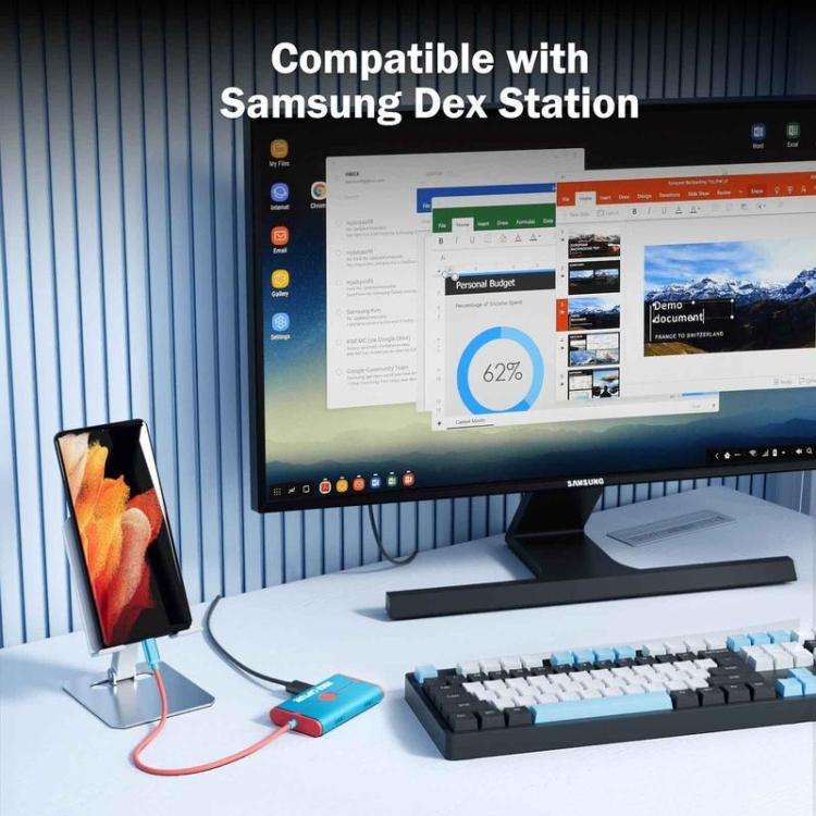 Lemorele AC08-1 4K HDMI Video Capture Card Game Live Recording Adapter(black)