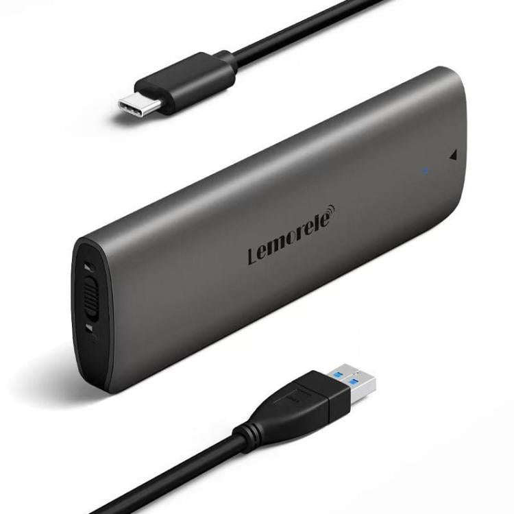 Lemorele SD1L M.2 NVMe SSD Enclosure Type-C 10Gbps Portable External Case