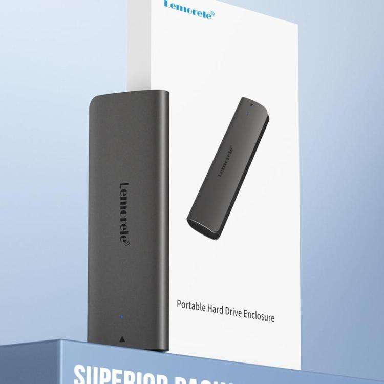 Lemorele SD1L M.2 NVMe SSD Enclosure Type-C 10Gbps Portable External Case
