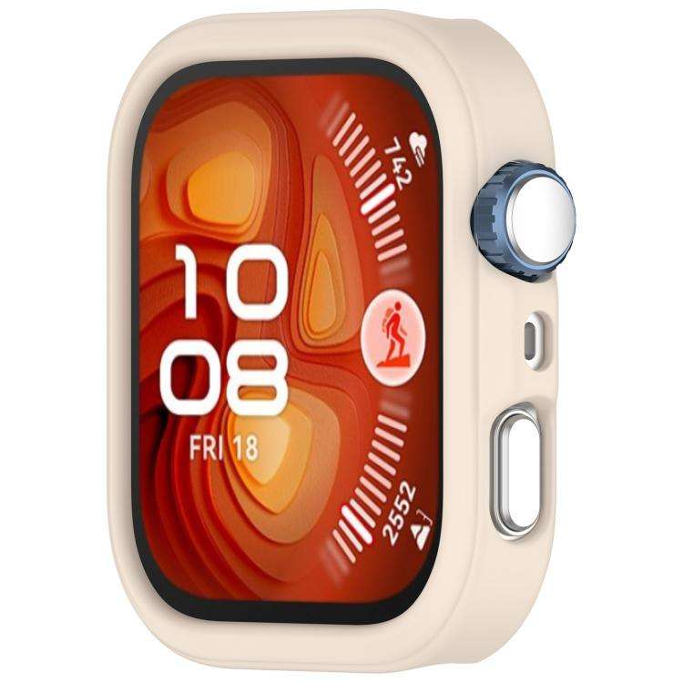 For Huawei Watch Fit 5 Pro Silicone Watch Protective Case(Ivory White)