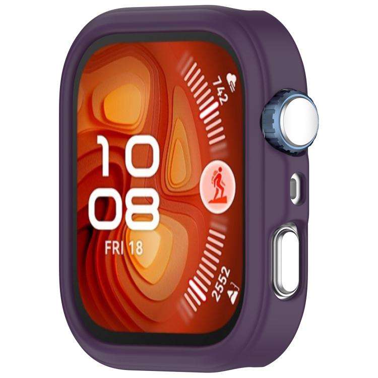 For Huawei Watch Fit 5 Pro Silicone Watch Protective Case(Smoky Purple)
