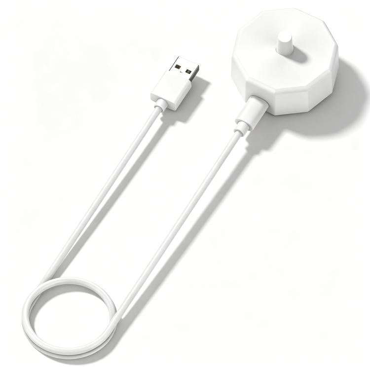 For AquaSonic Black / Vibe Pro Smart Toothbrush Charging Cable Charger Base(White)