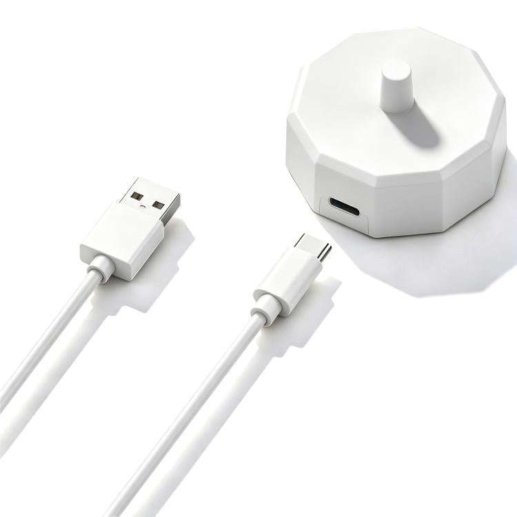 For AquaSonic Black / Vibe Pro Smart Toothbrush Charging Cable Charger Base(White)