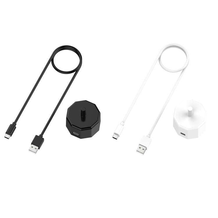For AquaSonic Black / Vibe Pro Smart Toothbrush Charging Cable Charger Base(White)
