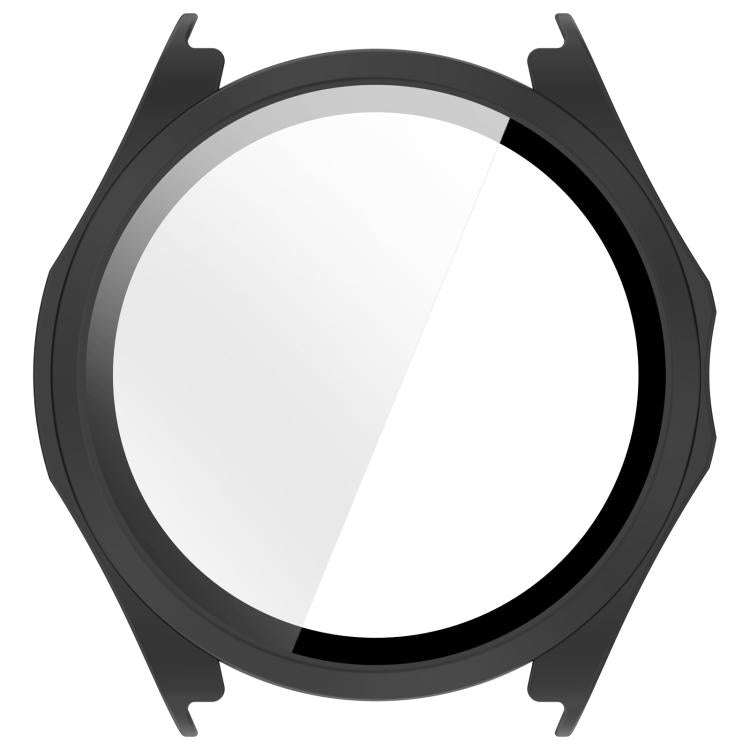 For Huawei Watch Buds 2 Tempered Glass Film Integrated PC Watch Protective Case(Matte Black)