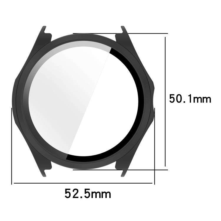 For Huawei Watch Buds 2 Tempered Glass Film Integrated PC Watch Protective Case(Matte Black)