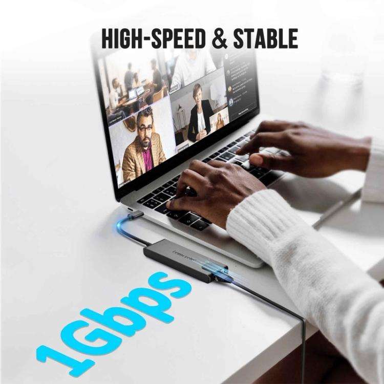 Lemorele TC24L 5 in 1 Docking Station 4K Ultra Display Fast Transfer 100W PD Adapter