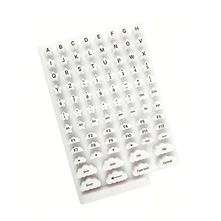 Keycaps for Typing with Long Nails(White)