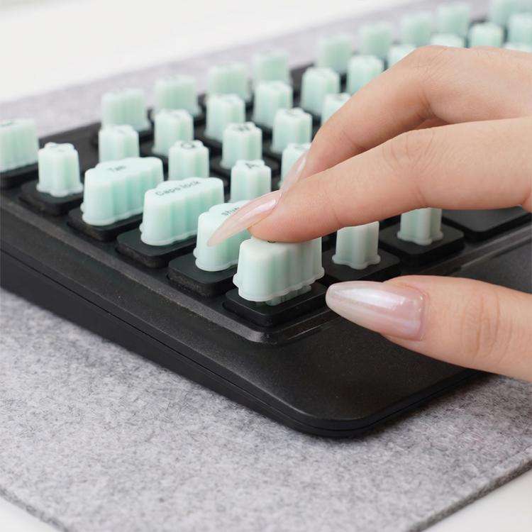 Keycaps for Typing with Long Nails(White)