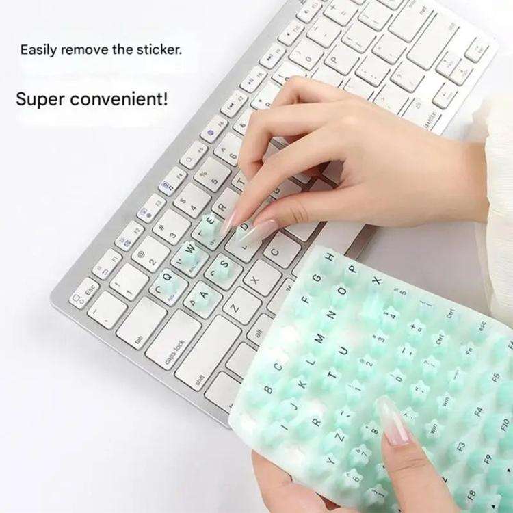 Keycaps for Typing with Long Nails(White)