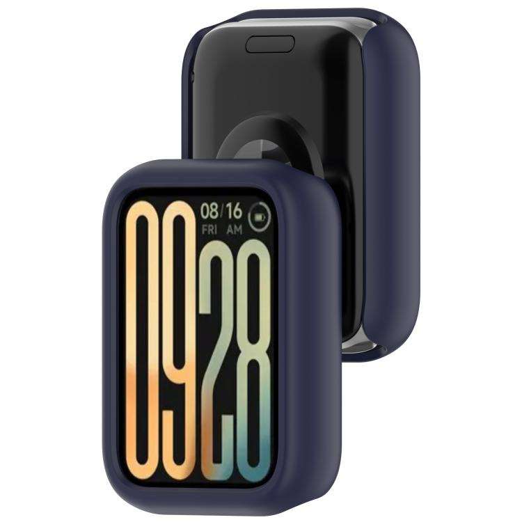 For Xiaomi Smart Band 10 Pro Half Coverage Hollow PC Watch Protective Case(Midnight Blue)