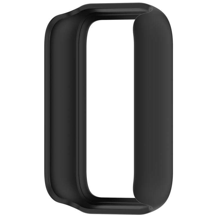 For Xiaomi Smart Band 10 Pro Ceramic Half Coverage Hollow PC Watch Protective Case(Black)