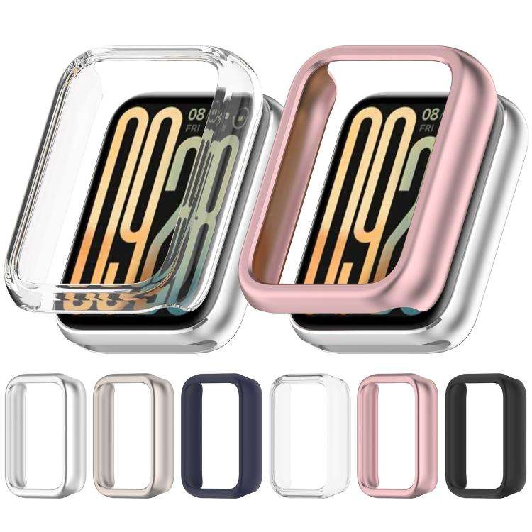 For Xiaomi Smart Band 10 Pro Half Coverage Hollow PC Watch Protective Case(Transparent)