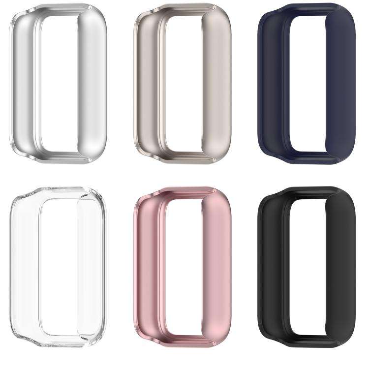 For Xiaomi Smart Band 10 Pro Half Coverage Hollow PC Watch Protective Case(Starlight)