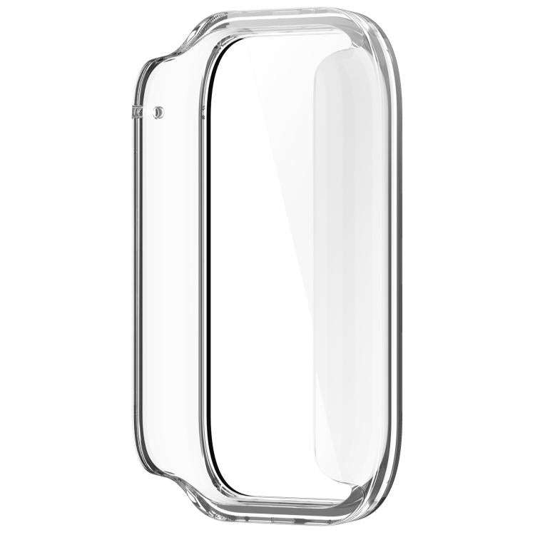 For Xiaomi Smart Band 10 Pro Ceramic Tempered Film Integrated PC Watch Protective Case(Transparent)