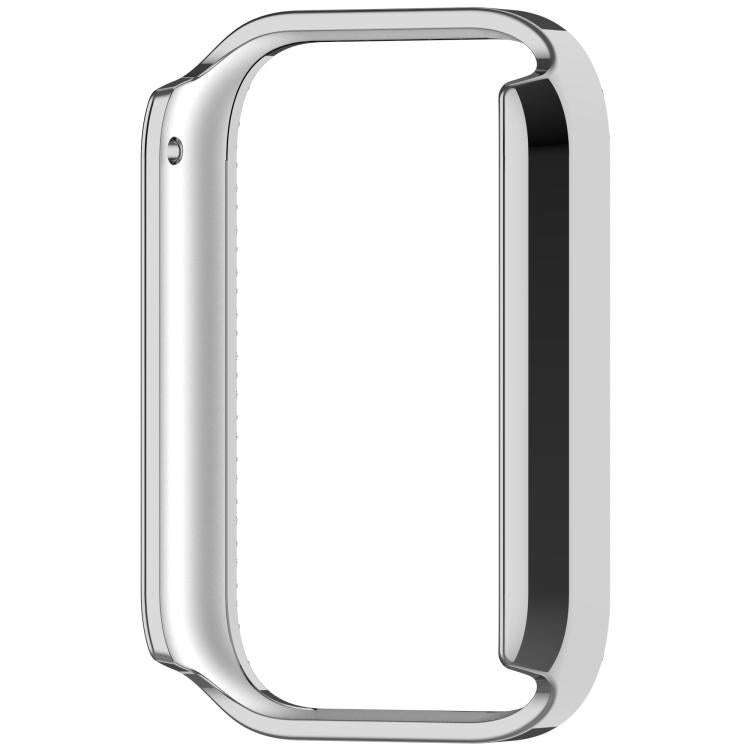 For Xiaomi Smart Band 10 Pro Diamond Half Coverage Hollow PC Watch Protective Case(Silver)
