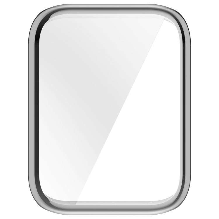 For Xiaomi Smart Band 10 Pro Electroplated TPU Full Coverage Watch Protective Case(Silver)