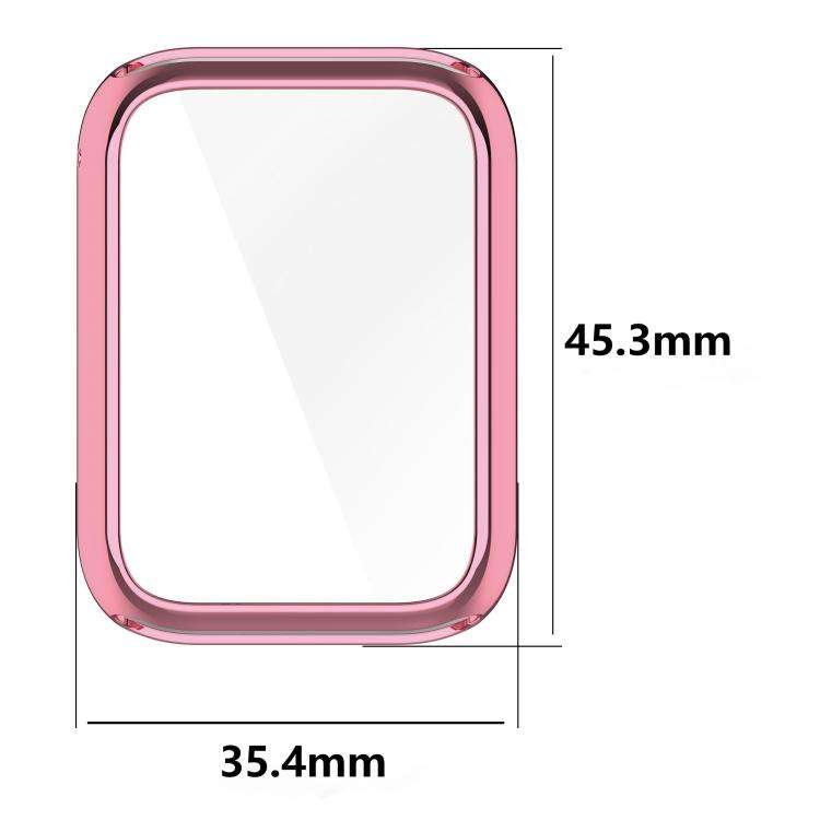 For Xiaomi Smart Band 10 Pro Ceramic Electroplated TPU Full Coverage Watch Protective Case(Midnig...
