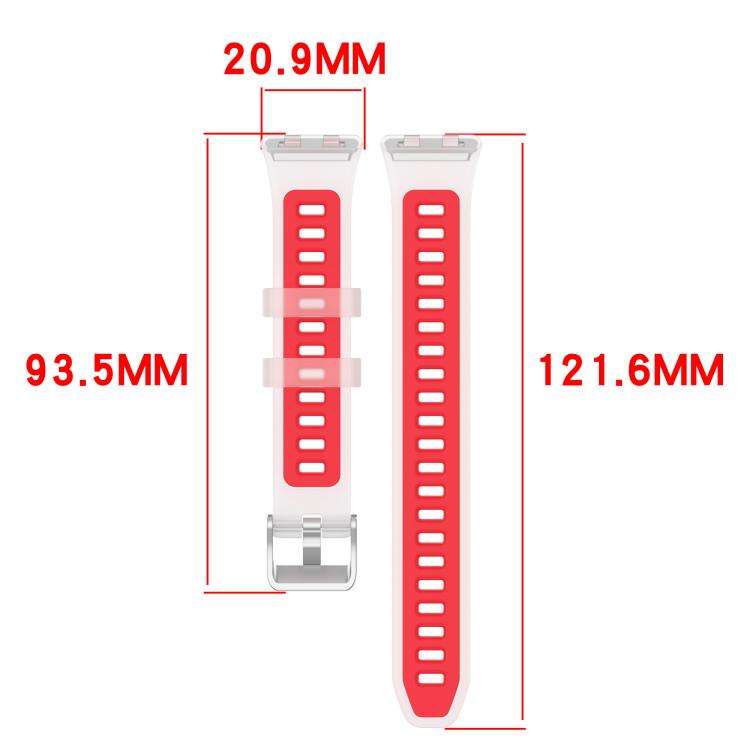 For Huawei Band 11 / Band 11 Pro Translucent Jelly Silicone Watch Band(White)
