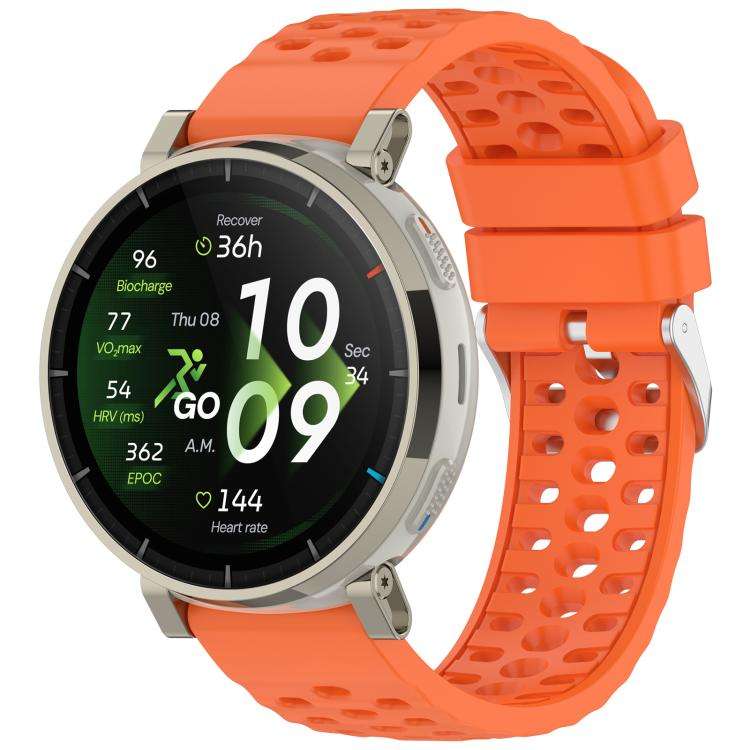 For Amazfit Cheetah 2 Pro Official Same Style Silicone Breathable Watch Band(Orange)