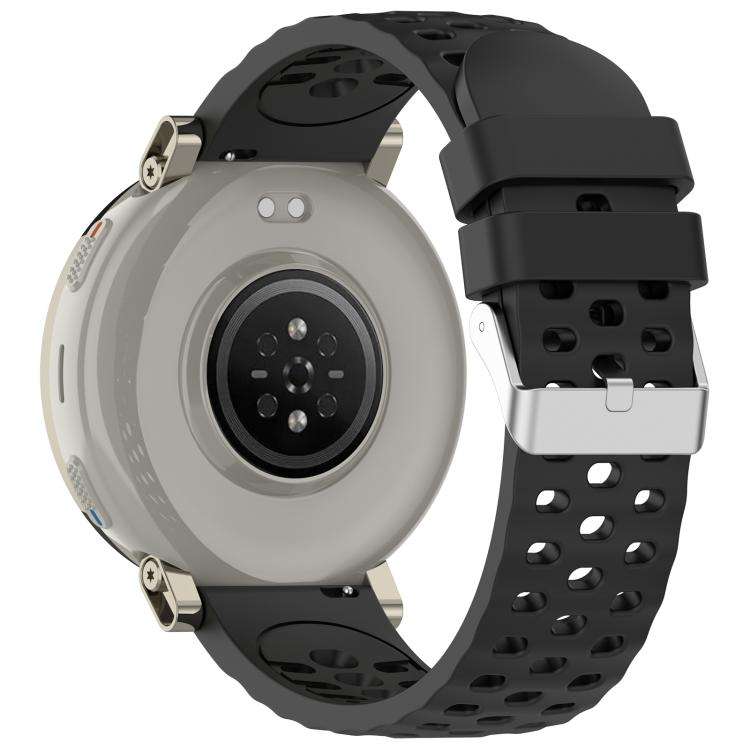 For Amazfit Cheetah 2 Pro Official Same Style Silicone Breathable Watch Band(Black)