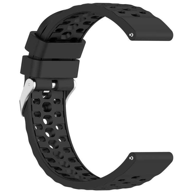 For Amazfit Cheetah 2 Pro Official Same Style Silicone Breathable Watch Band(Black)