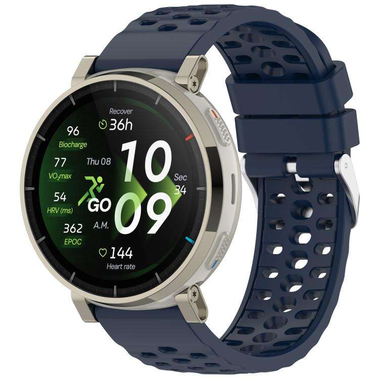 For Amazfit Cheetah 2 Pro Official Same Style Silicone Breathable Watch Band(Blue)