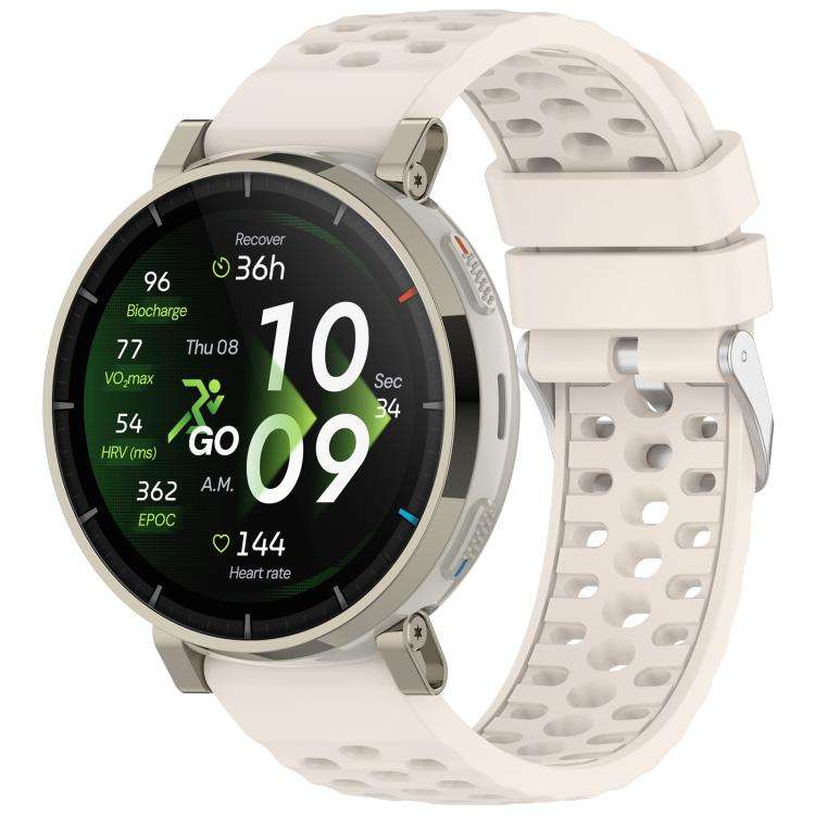For Amazfit Cheetah 2 Pro Official Same Style Silicone Breathable Watch Band(Starlight)