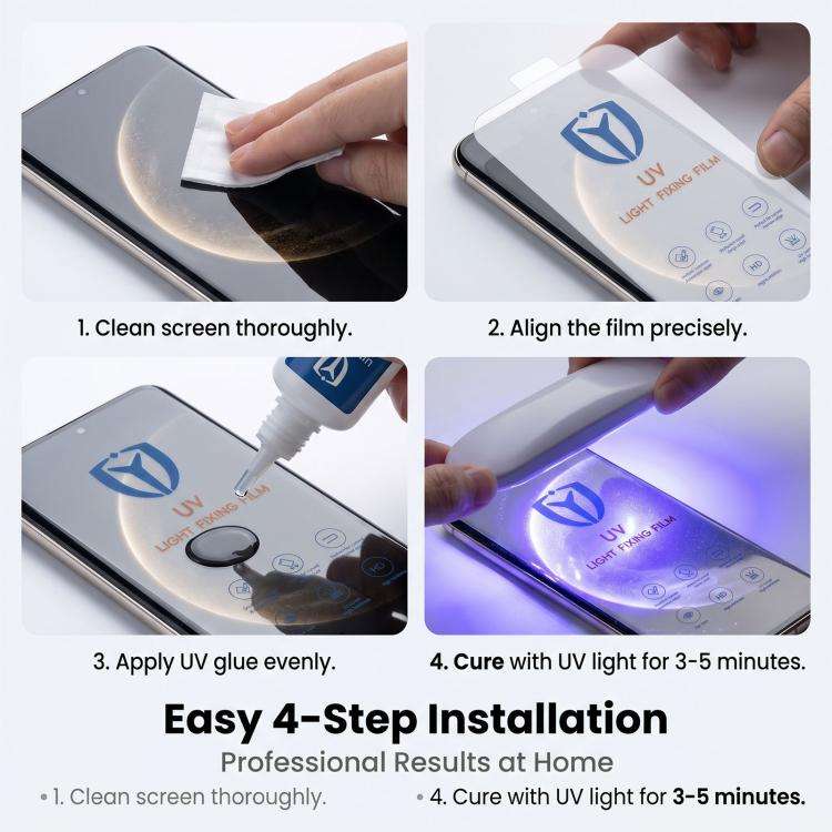 For Huawei nova 15 Pro 25pcs Ultra-Thin Full-Screen Coverage Full Glue HD UV Curing Film