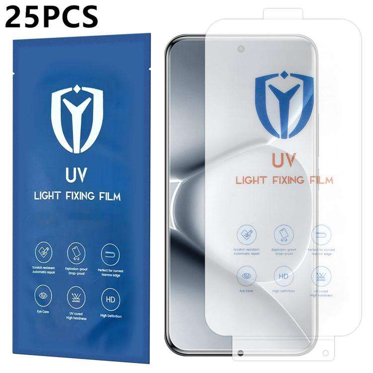 For Redmi Note 15 Pro+ 5G Global 163.3mm 25pcs Ultra-Thin Full-Screen Coverage Full Glue HD UV Cu...
