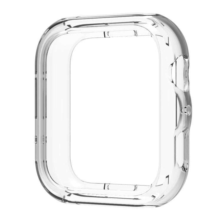 For Huawei  Watch Fit 5 Pro Candy Color Half Coverage Hollow TPU Watch Protective Case(Transparent)