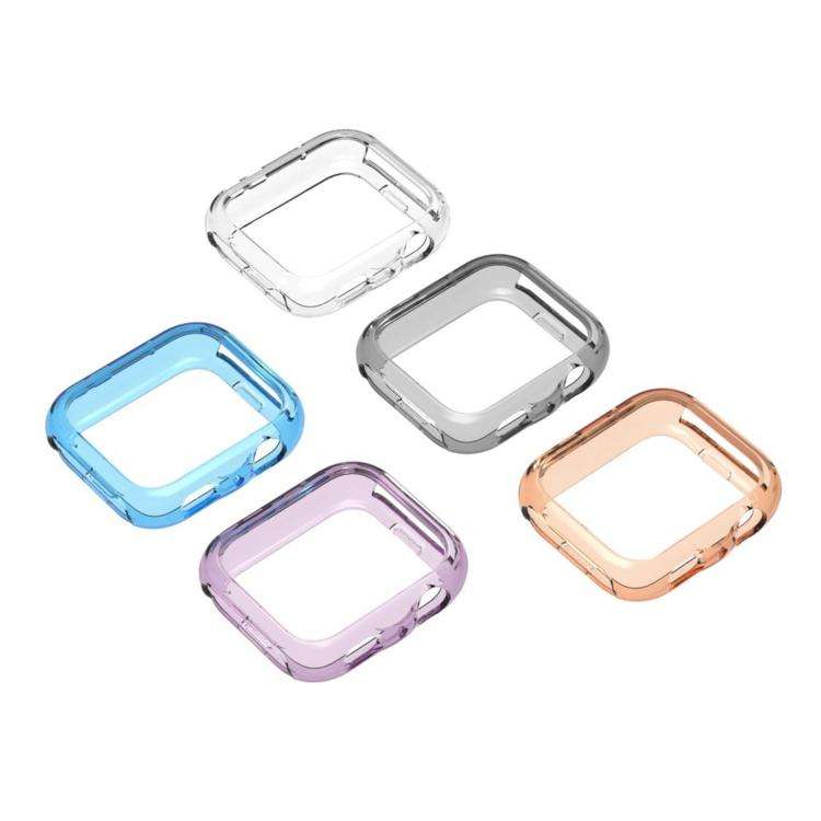 For Huawei  Watch Fit 5 Pro Candy Color Half Coverage Hollow TPU Watch Protective Case(Transparen...