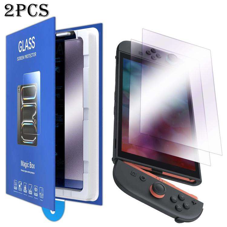 For Nintendo Switch 2 2pcs Book Box Dust-Free Chamber Purple Light Dust-Free Instant Game Console...