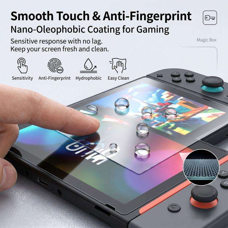 For Nintendo Switch 2 2pcs Book Box Dust-Free Chamber Purple Light Dust-Free Instant Game Console...