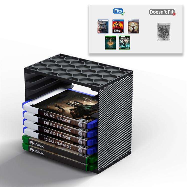 For Nintendo Switch / PS5 / PS4 / XBOX 2pcs Game Disc Storage Tower DIY Modular