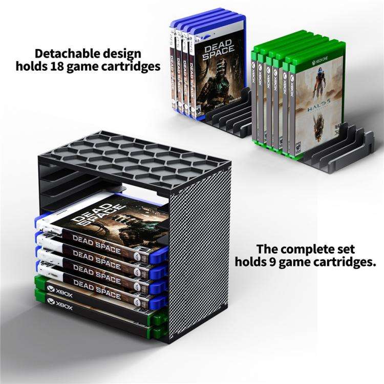 For Nintendo Switch / PS5 / PS4 / XBOX 2pcs Game Disc Storage Tower DIY Modular