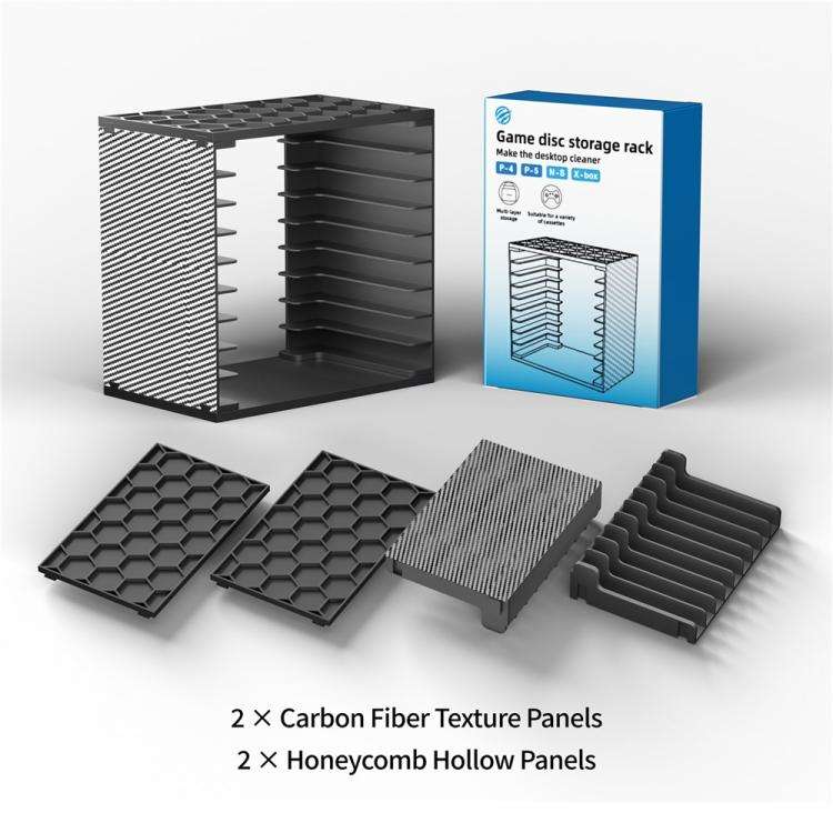 For Nintendo Switch / PS5 / PS4 / XBOX 2pcs Game Disc Storage Tower DIY Modular