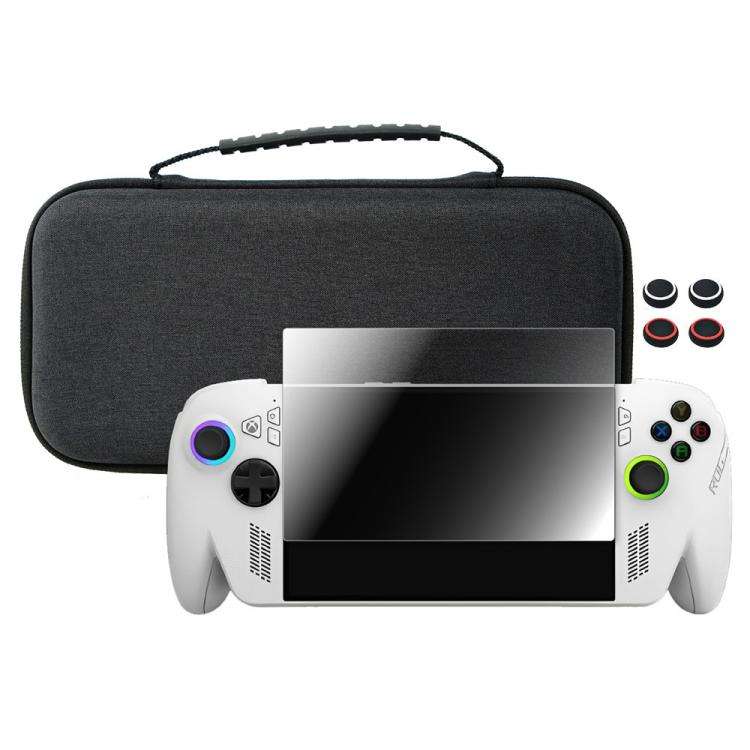 For Asus ROG Xbox Ally X 2025 Gaming Console Shockproof EVA Hard Shell Travel Storage Bag(Black)